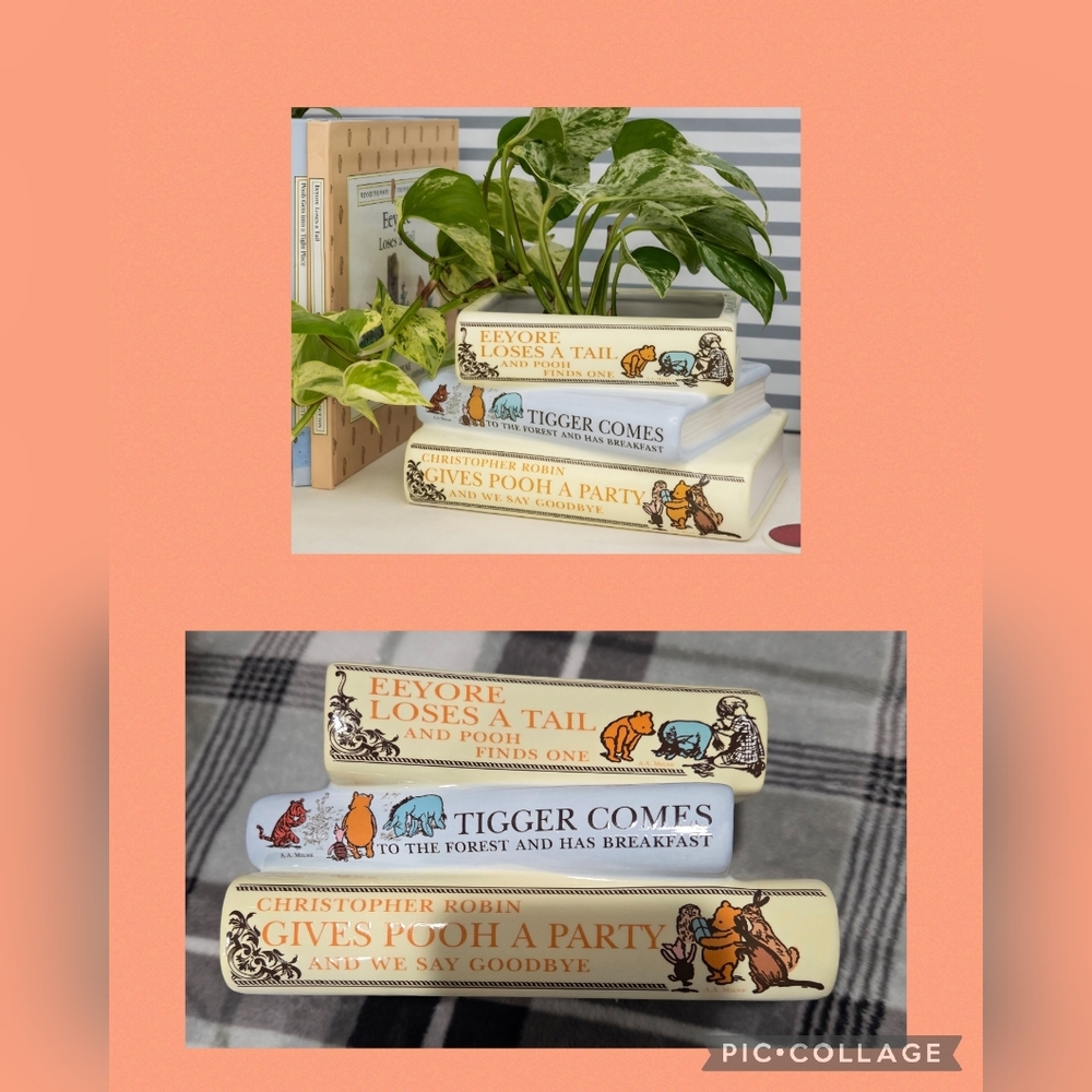 Classic Winnie the Pooh Book Set - Cream and Multicolor